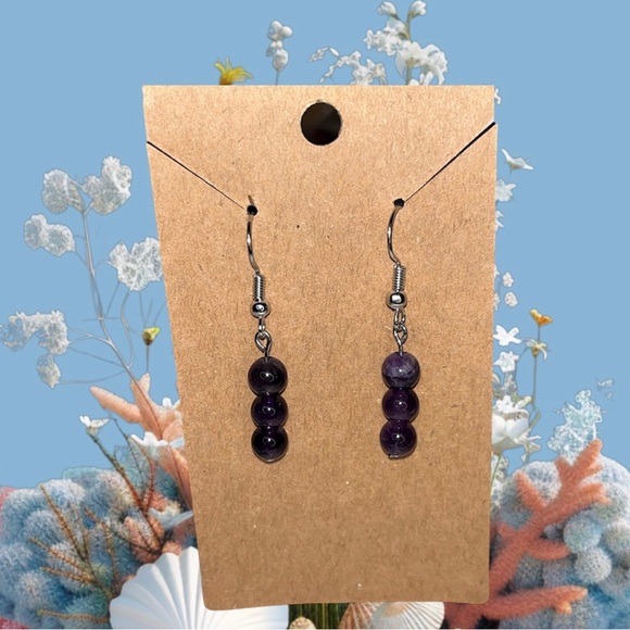 Amethyst Earring - Picture 1 of 1